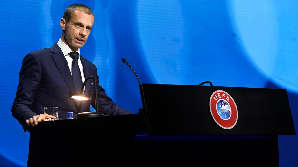 Uefas:s ordförande Aleksander Ceferin. Arkivbild.