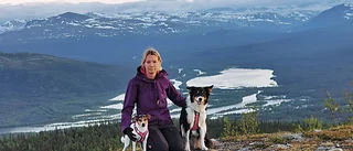 Pernilla och vovvarna semestrar i fjällen