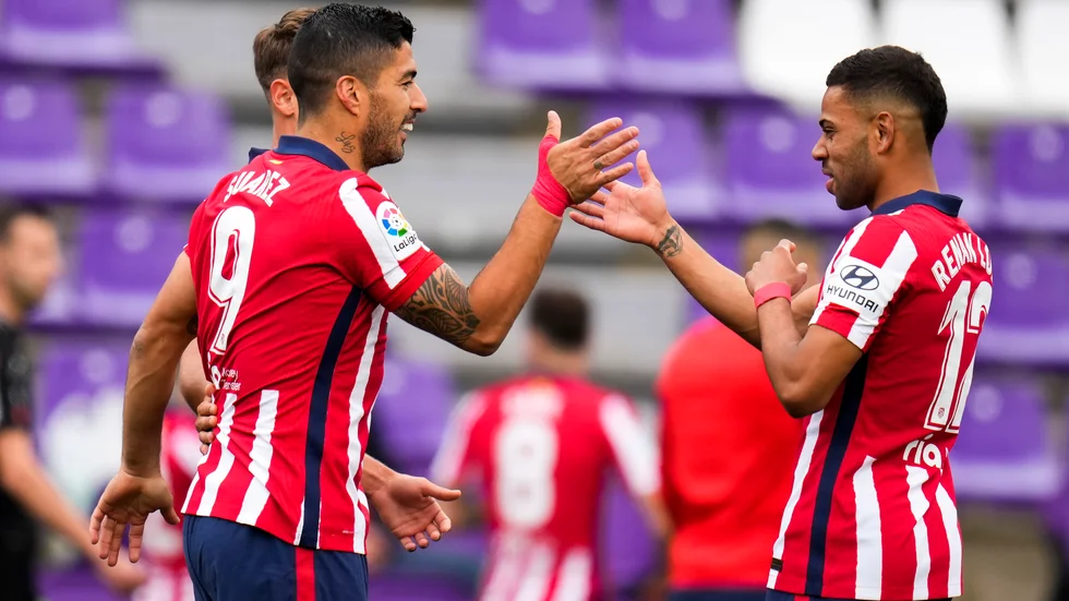 Ligamästarna i Atletico Madrid och alla andra La Liga-lag får spela inför publik i höst. Arkivbild.