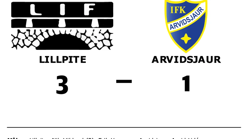 Lillpite vann mot Arvidsjaur