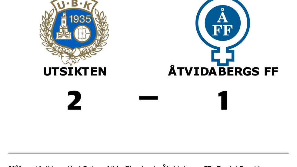 Utsikten vann mot Åtvidabergs FF