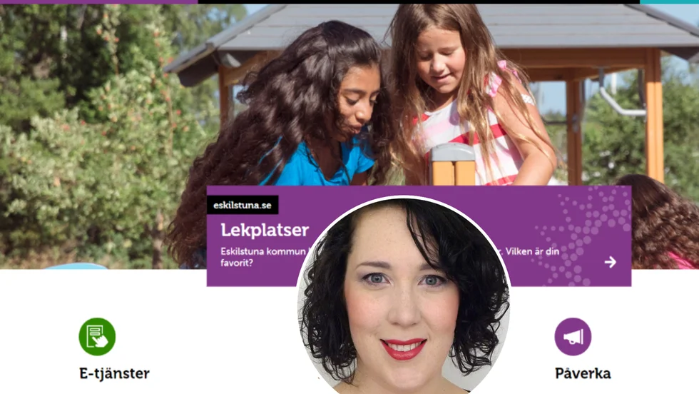 Onsdagen den 28 april lanseras Eskilstuna kommuns nya webbplats som Martina Manneh varit delaktig i att utveckla.