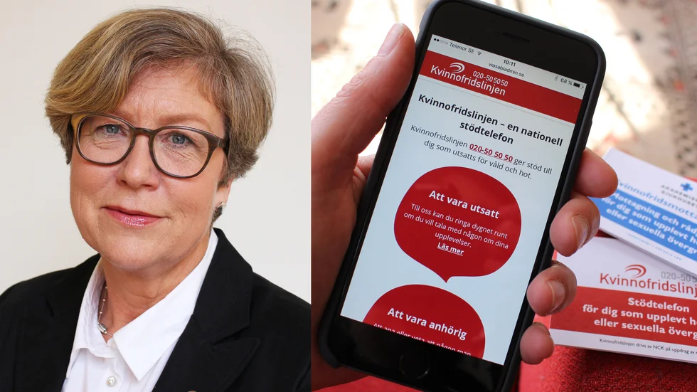 "Vi ser ingen ökning av samtal", säger Åsa Witkowski på Nationellt centrum för kvinnofrid.