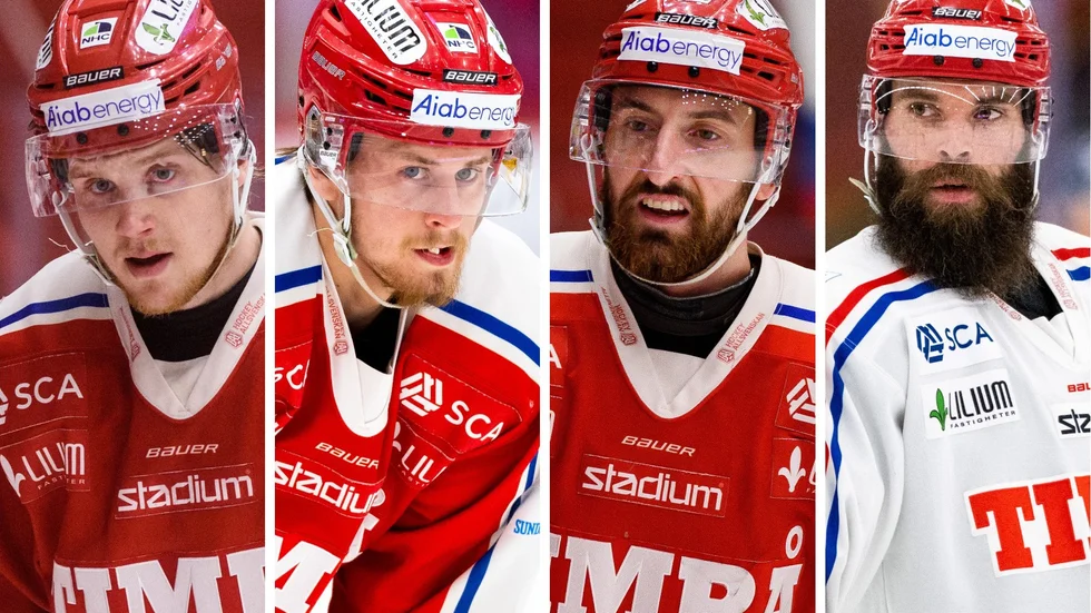Sebastian Hartmann, Jakob Ragnarsson, Albin Lundin och Per Svensson är fyra av sju spelare i Timrå som har spelat i Almtuna. De här fyra har sammanlagt 822 a-lagsmatcher i Uppsalaklubben.