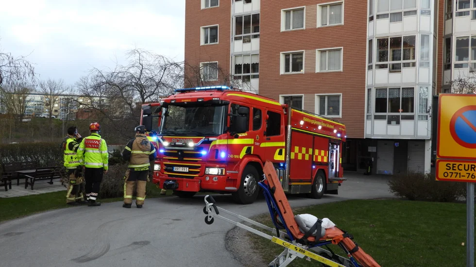 Räddningstjänsten ryckte ut till Skarphagen efter torrkokning.