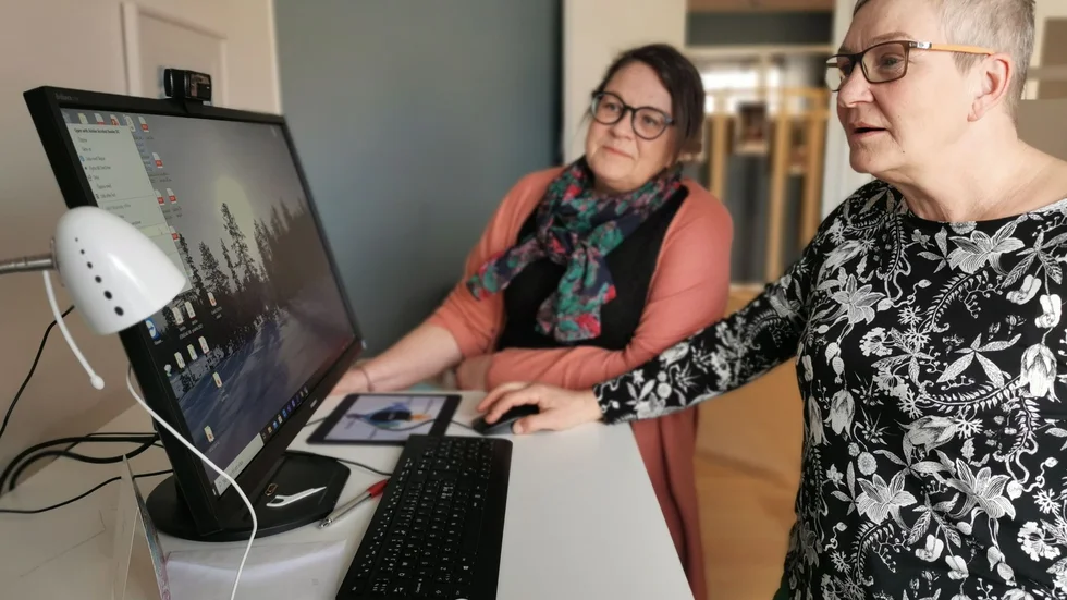Brittis Malm och Liz Bertholdsson.