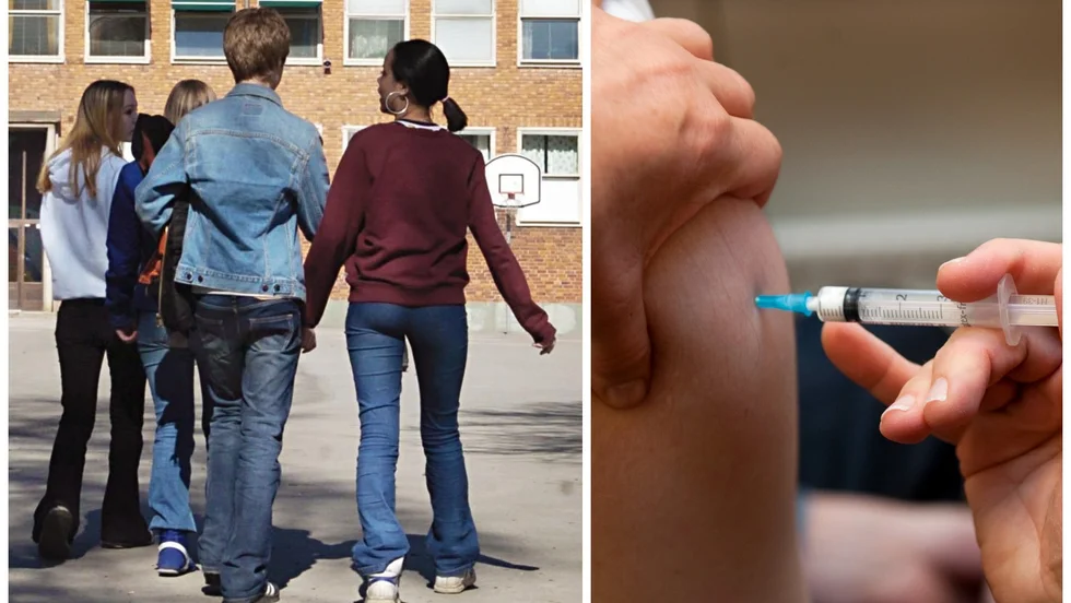Skolelever från tolv år kommer att erbjudas covidvaccin redan i oktober. Arkivbilder.