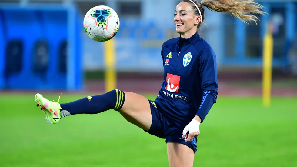 Kosovare Asllani har repat sig efter covid-19-smällen, och närmar sig toppformen igen.
