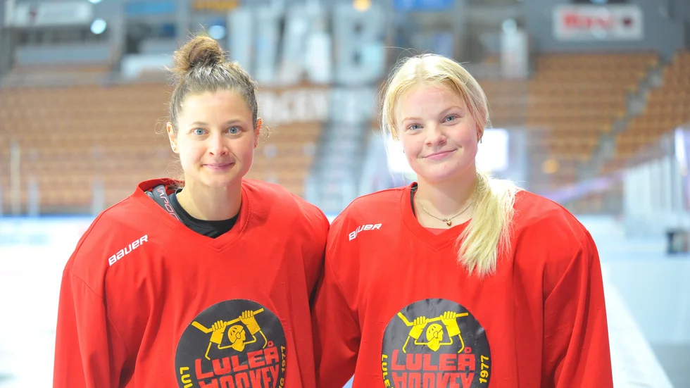 Äldst och yngst. Jenni Hiirikoski, 34, och Astrid Lindeberg, 16, är en ny kombination inför seriestarten på lördag. 