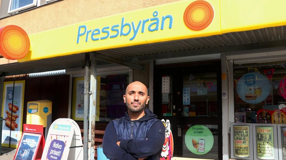 André tar över Pressbyrån i Finspång måndagen den 13 september