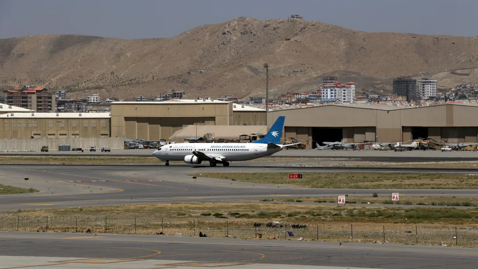 Ett fåtal flygbolag trafikerar den internationella flygplatsen i Kabul. Arkivbild.