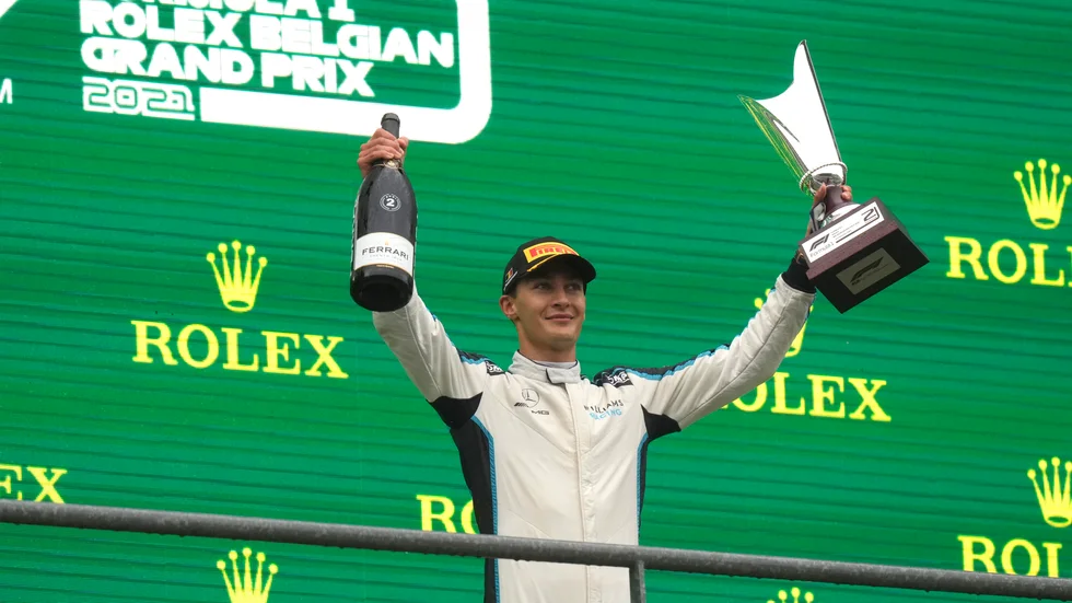 George Russell är klar för Mercedes. Arkivbild.