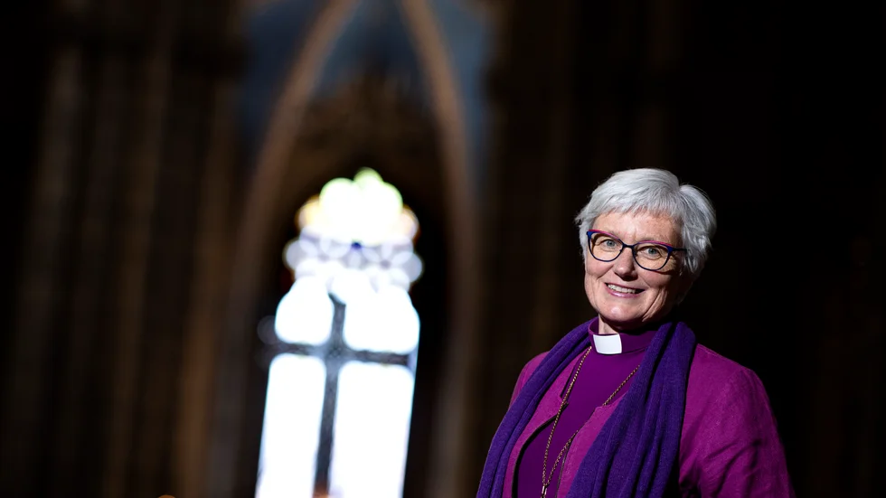 Ärkebiskop Antje Jackelén har förvånats över att vissa ämnen lyfts som valfrågor i kyrkovalet. Arkivbild.