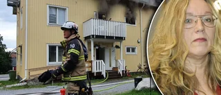 Boende öppnar igen efter mordbranden