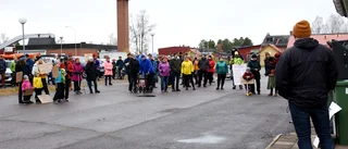 Över hundra personer demonstrerade mot gruva i Vittangi - stor oro för framtiden: "Vi tar vårat dricksvatten härifrån"