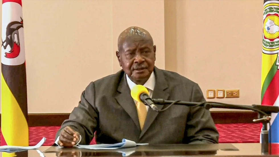Ugandas president Yoweri Museveni. Arkivbild.