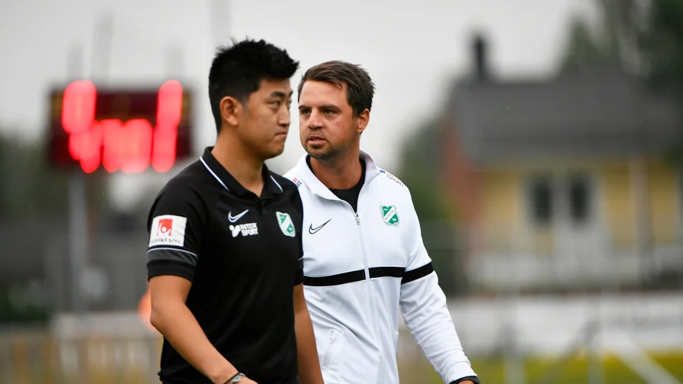 Patrik Nilsson, till höger, ser fram emot lördagens match mot IFK Kalmar.