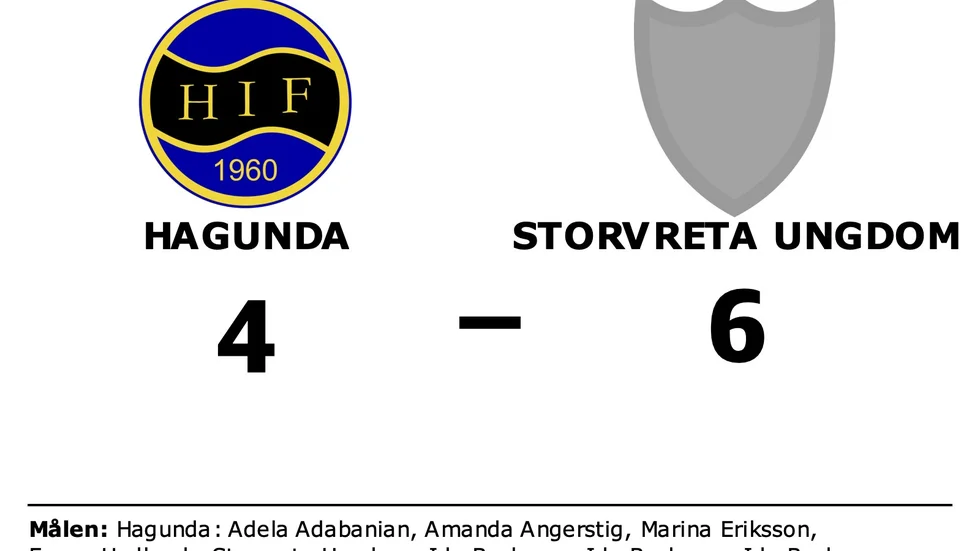 Hagunda IF förlorade mot Storvreta Ungdom IBK D1
