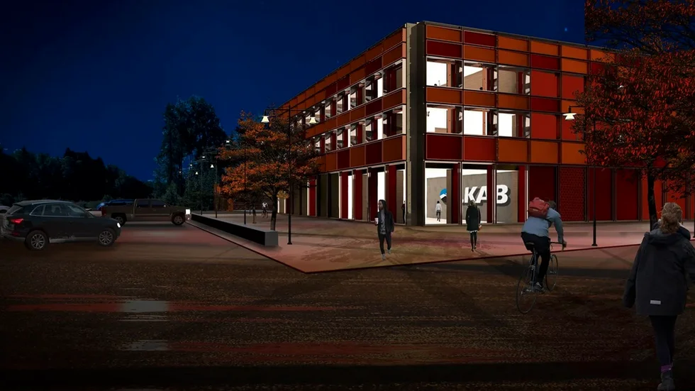 Innovationscentret som planeras på Porsön i Luleå.