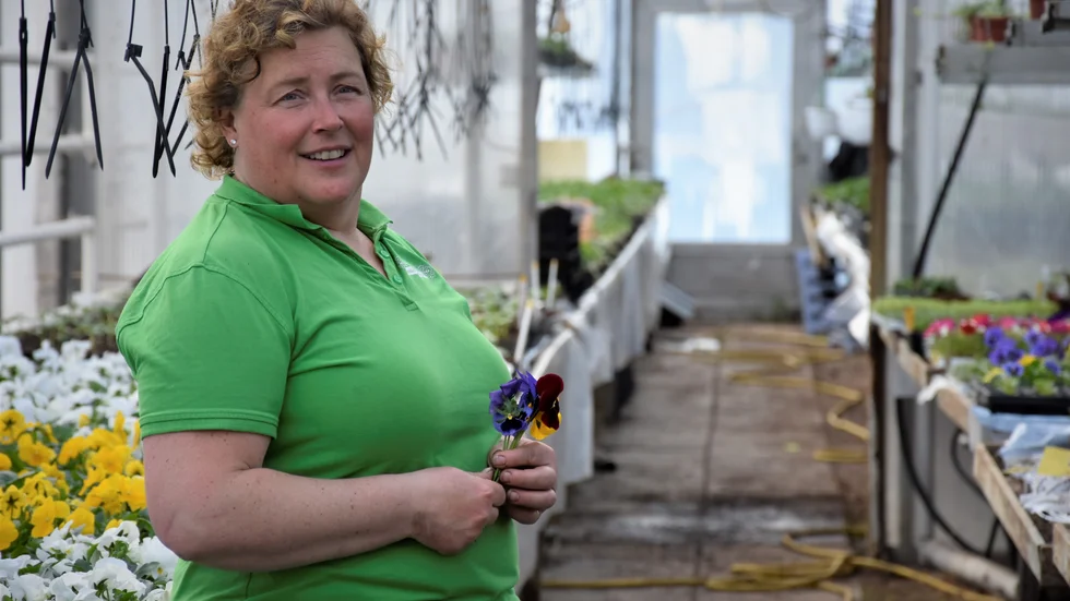 "Jag är i ljuset hela dagarna, jag är i en milijö med mycket dofter, lagom mängd luftfuktighet. Man mår bra på många sätt", säger Jenny om varför hon gillar att odla.