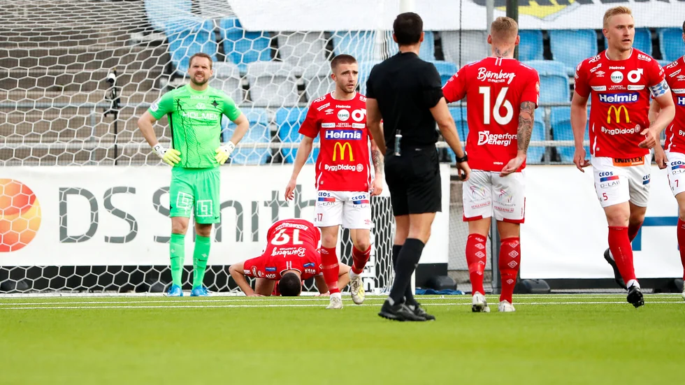 Degerfors hemmaarena har blivit vandaliserad. Arkivbild.