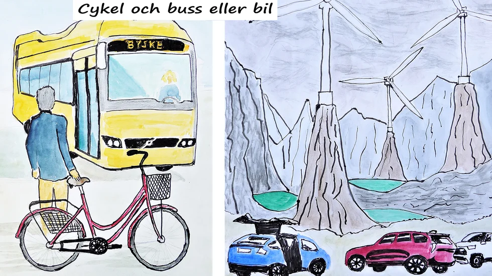 Oavsett energikälla är biltrafiken en belastning på miljön, menar skribenten. 