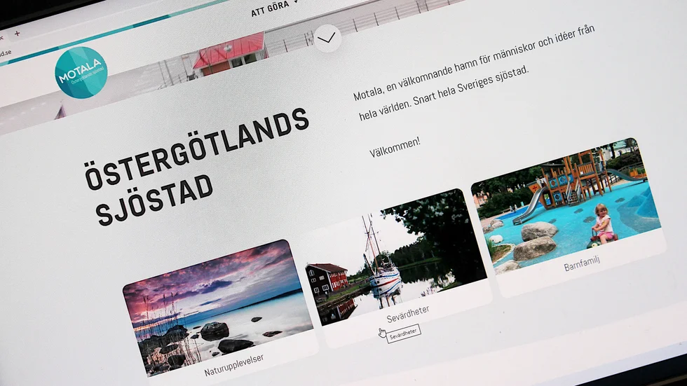 motalasjostad.se är kommunens nya hemsida för besöksnäringen.