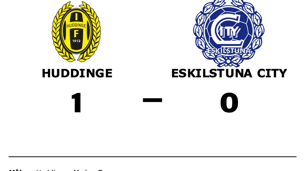 Huddinge vann mot Eskilstuna City