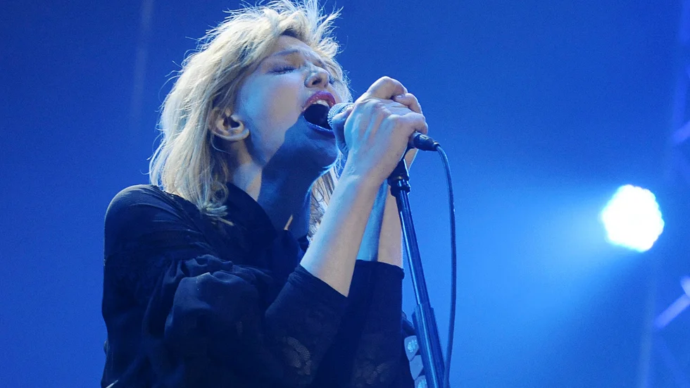 Courtney Love är en av de artister som gett sitt stöd till Britney Spears. Arkivbild.