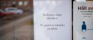 Vingåkersbadet tvingades stänga
