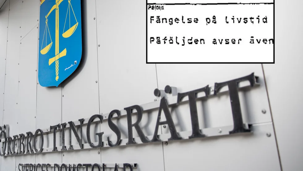 När Micael Eriksson dömdes till livstids fängelse 1992 skrevs domen på skrivmaskin.