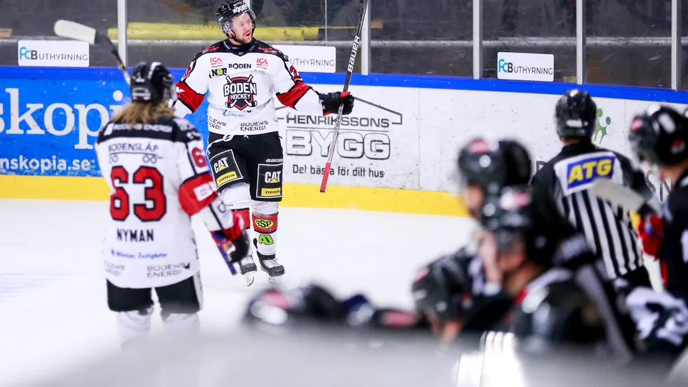 
Mikael Lidhammar och Christian Nyman jublar.
