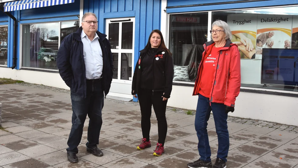 Ronnie Nordqvist, Elin Larsson och Marianne Morin jobbar för ett hörselsmart samhälle.