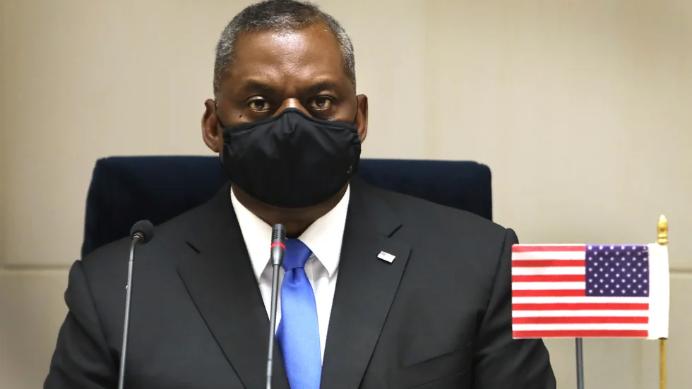 USA:s försvarsminister Lloyd Austin har försäkrat Israel om stöd, men lät bli att nämna Iran. Arkivbild.
