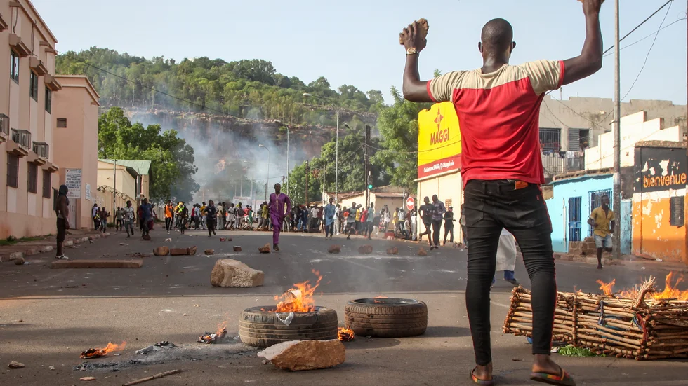 Protester i somras i Malis huvudstad Bamako. Arkivbild.
