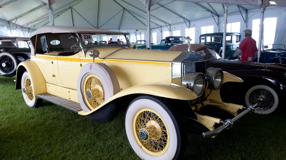 En symbol för det glada 20-talet: Rolls Royce Phantom 1 Ascot Tourer modell 1928, rattad av Robert Redford i filmatiseringen av ”The Great Gatsby” 1974.