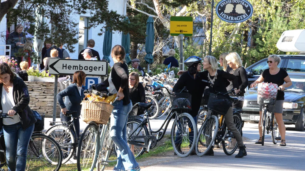 Såhär kan det se ut en sommardag längs den väg som kommer att få sänkt hastighet mellan 15 juni och 15 augusti. 