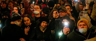 Massgripanden vid stödprotester för Navalnyj