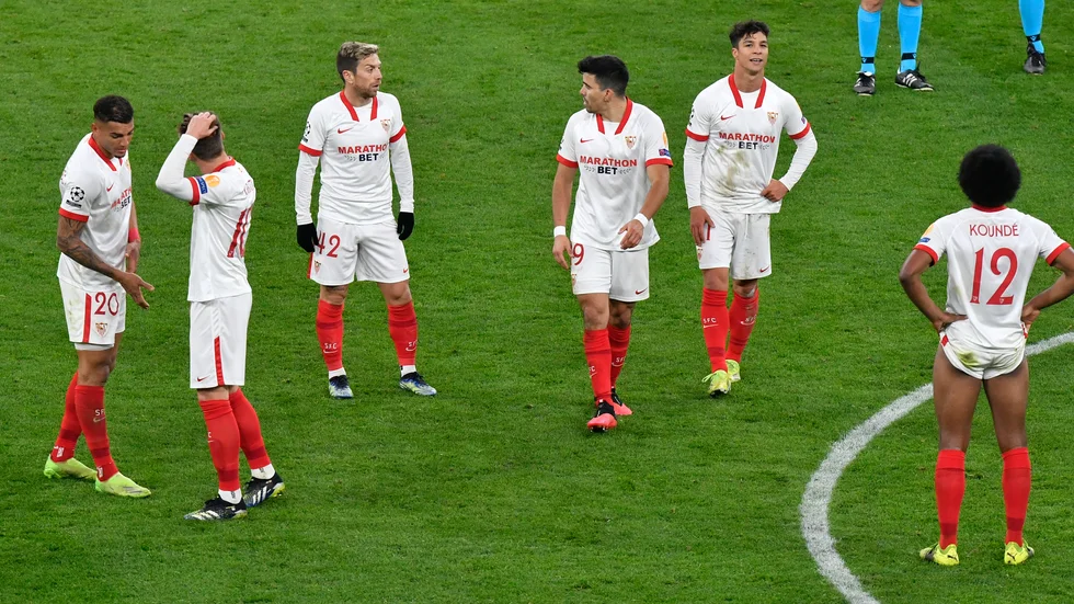 La Liga-matchen mellan Sevilla och Granada blåstes av för tidigt. Arkivbild.