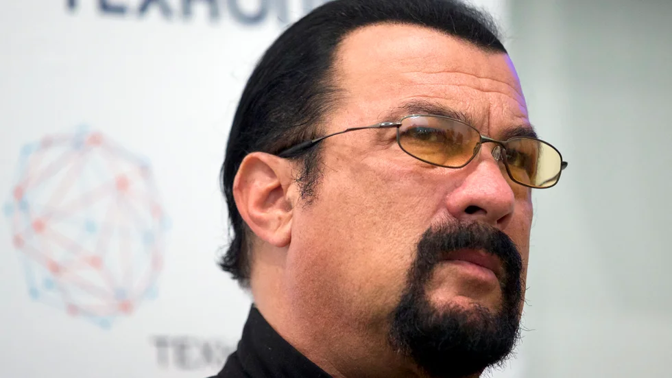 Steven Seagal, född i Lansing, Michigan, har gått med i ett ryskt parti. Arkivbild.