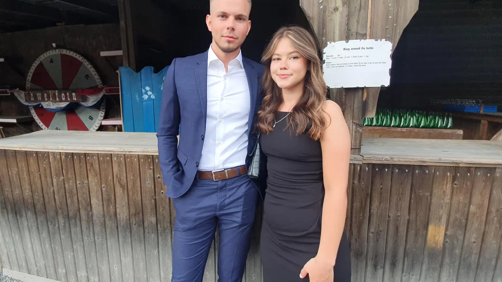Carl Hagman och Natalie Sundberg.
