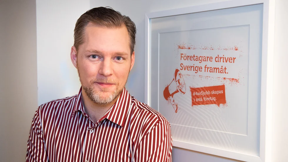 Günther Mårder lämnar posten som vd hos Företagarna till hösten. Arkivbild.