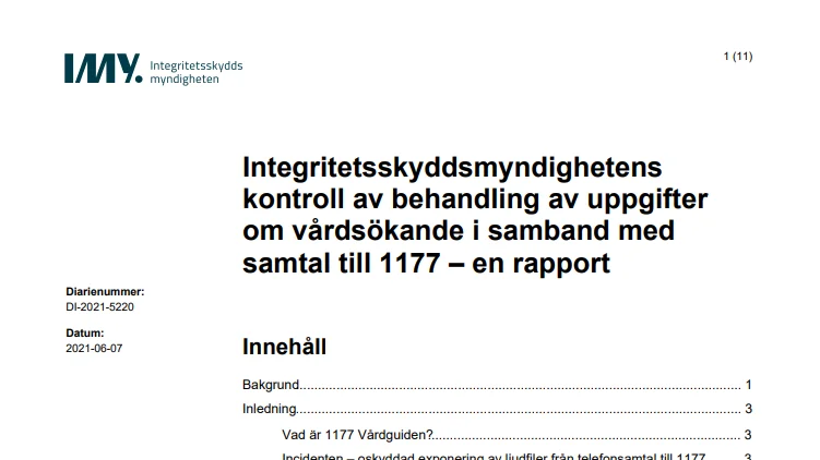 Nu kommer efterspelet till skandalen 2019 där skyddsvärda personuppgifter från sörmlänningar, stockholmare och värmlänningar låg oskyddade på nätet. 
