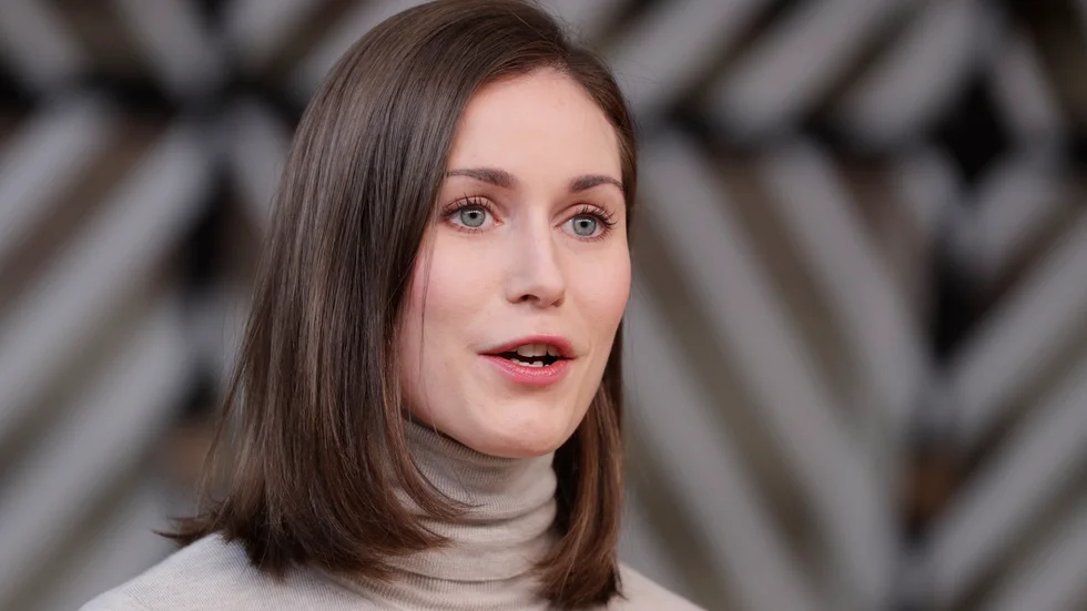 Finländska statsministern Sanna Marin kritiseras för att ha festat i Helsingfors. Arkivbild.