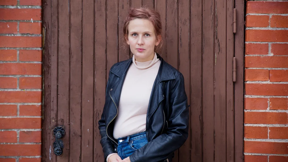 Anna Grönlund, läkare på lasarettet som författardebuterar med thrillern "Av kött och blod".