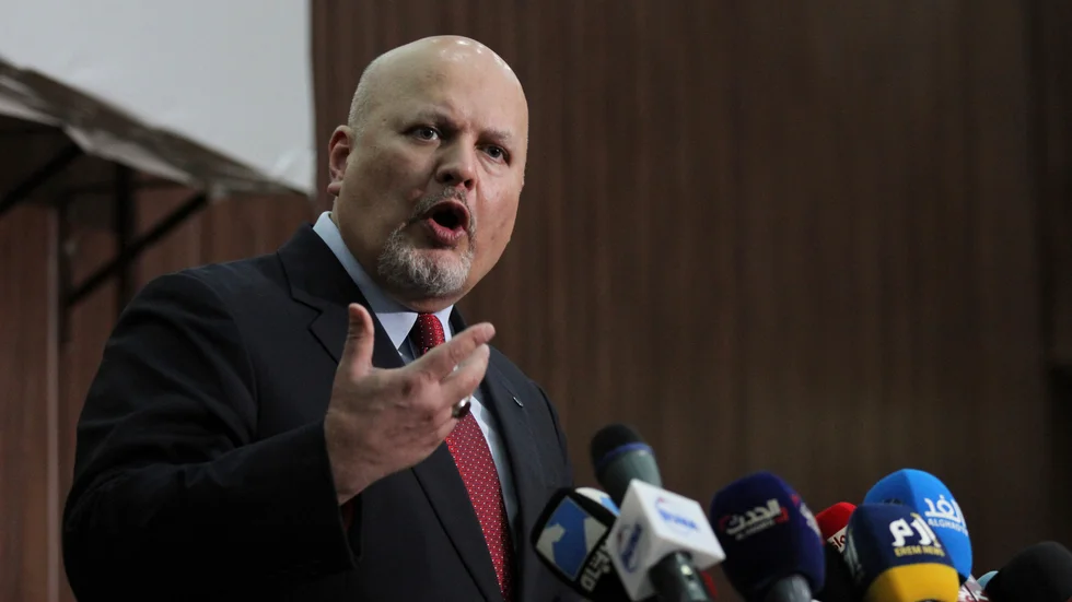Åklagare Karim Khan vid internationella krigsförbrytardomstolen ICC. Arkivbild.