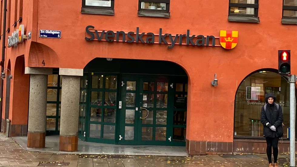 Kyrkans hus i Uppsala där kyrkokansliet ligger.