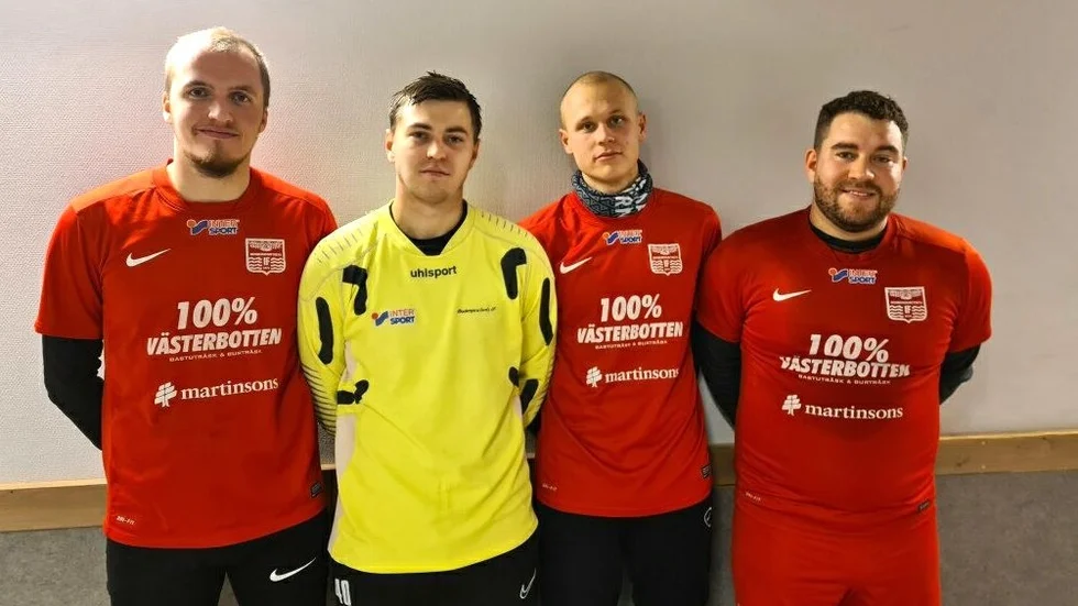 Felix Berg, Rasmus Sundberg, Simon Marklund och Niklas Olofsson blev Renbergsvattnets målskyttar.