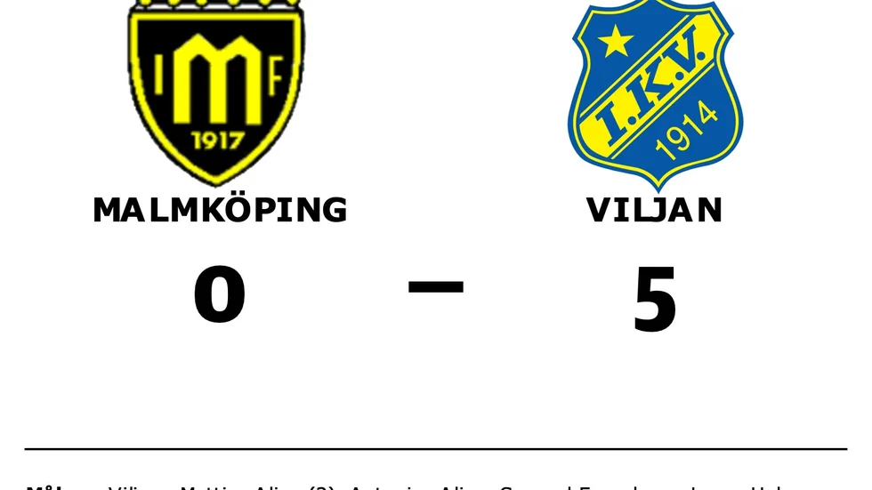 Malmköpings IF förlorade mot IK Viljan Strängnäs