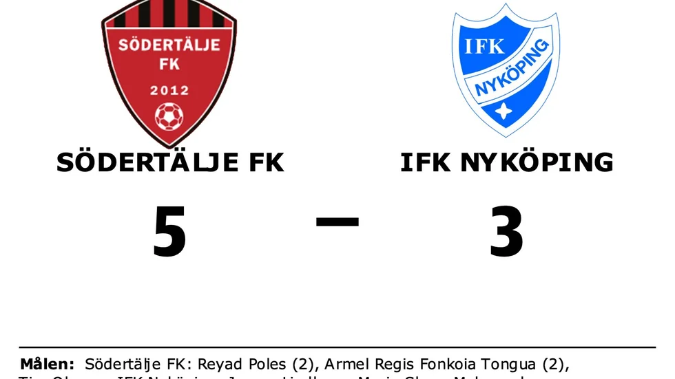 Södertälje FK vann mot IFK Nyköping